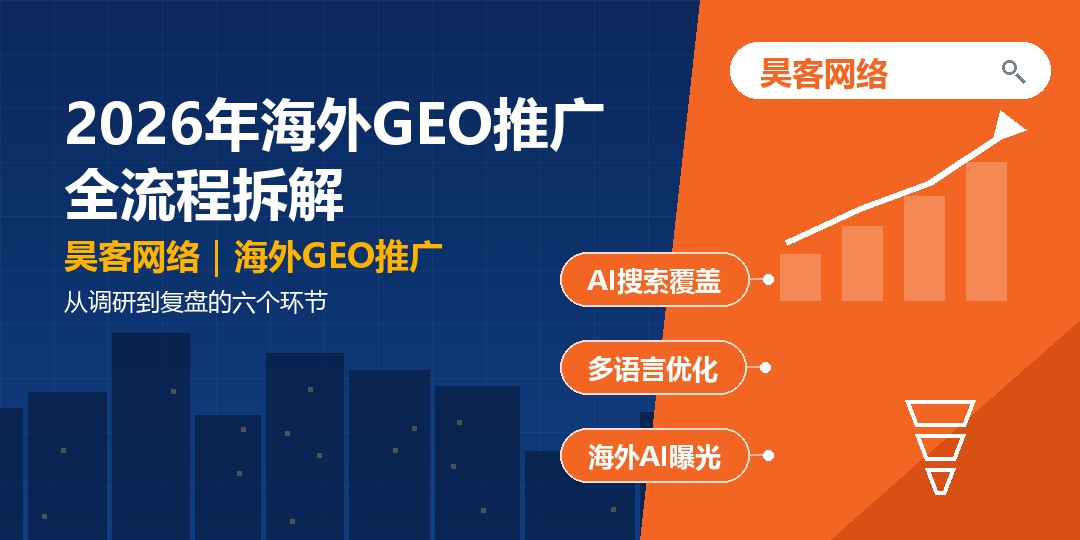 2026年海外GEO推广全流程拆解：从调研到复盘的六个环节