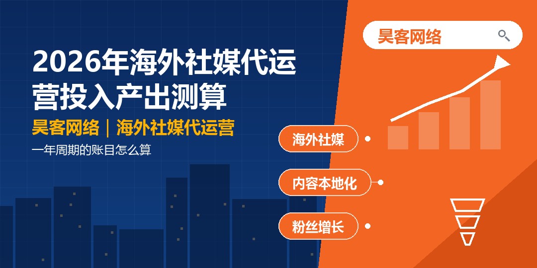 2026年海外社媒代运营投入产出测算：一年周期的账目怎么算